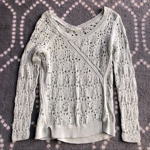 Anthro. (Knitted Knotted) Mint Green Sweater - SIZE SMALL